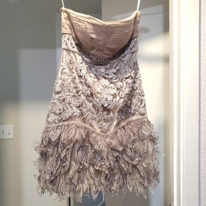 Sue Wong Sequined Cocktail Dress